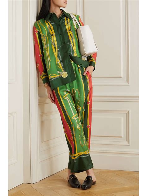 gucci silk nightwear|net a porter Gucci women.